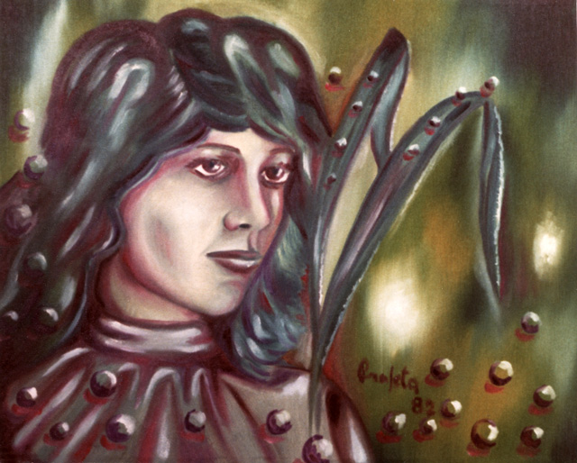 Ragazza verde